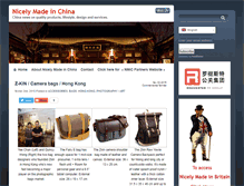 Tablet Screenshot of nicelymadeinchina.com